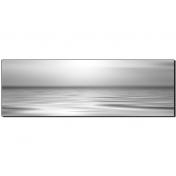 Obraz na plátně - Klidné moře při západu slunce - panoráma